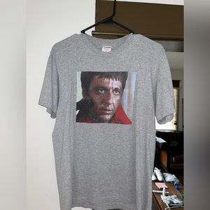 Supreme Scarface Shower Tee Grey